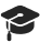graduation cap icon